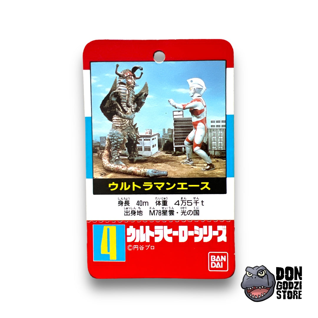 Etiqueta Sofubi Ultraman Ace - Bandai Japon