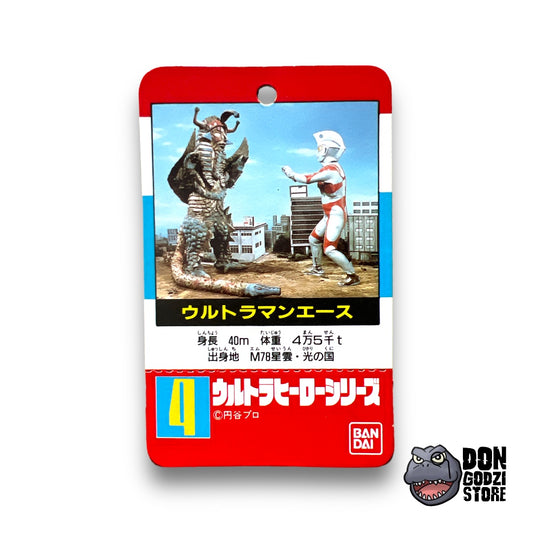 Etiqueta Sofubi Ultraman Ace - Bandai Japon